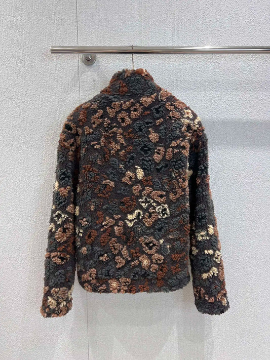 The 2025 winter new fashion women's jacket top reversible Sherpa coat unique winter wool jacket warm oversized coat street style