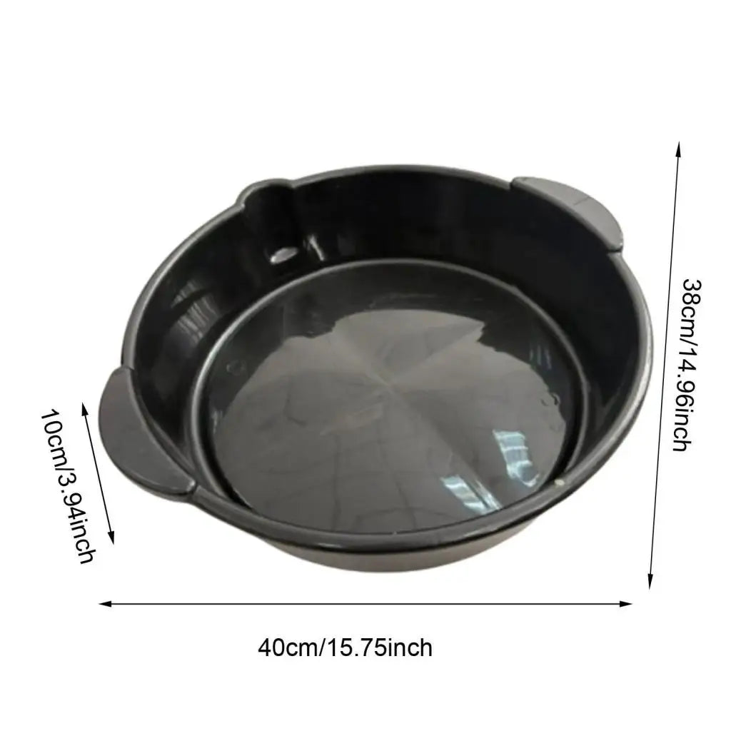 6/8/10L Oil Receiving Basin Oil Change Drain Pan Cleaning Oil Drain Container Leakproof for Car Motorcycle Auto Repair Tool
