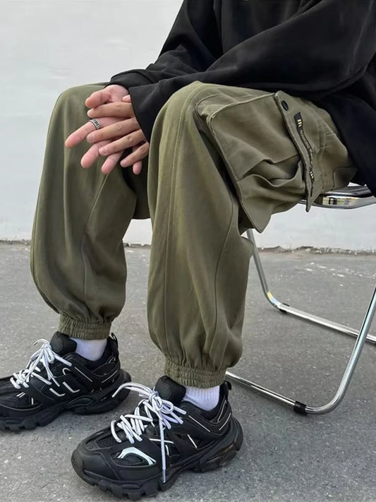 Cargo pants men's underpants underpants pant pants pants large ankle bottom pants work easy pants work fit pantsSummer andWinter