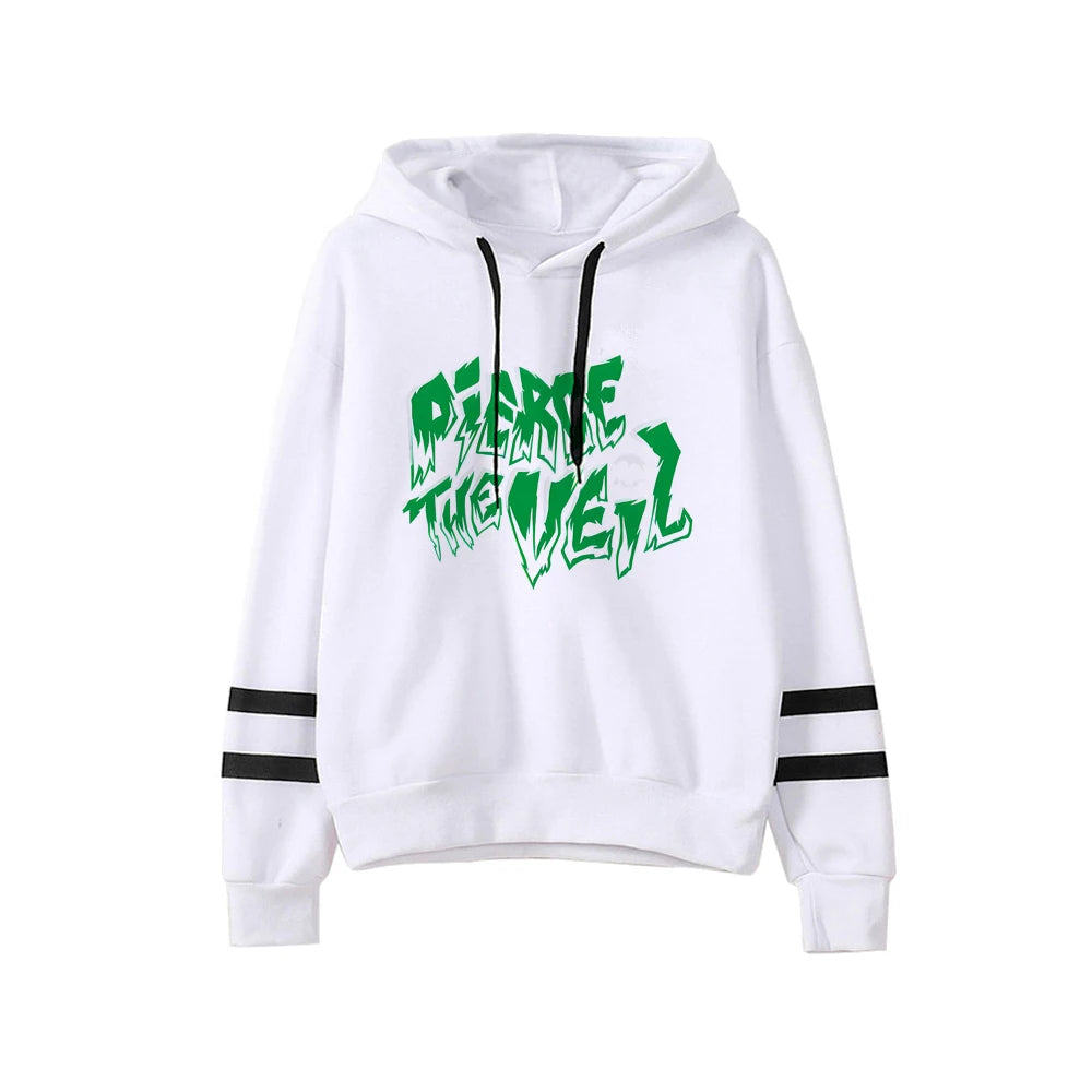 Streetwear Pierce The Veil Rock Band HoodiesUnisex I Can't Hear You World Tour 2025 Hip Hop Unisex Fashion Pullovers