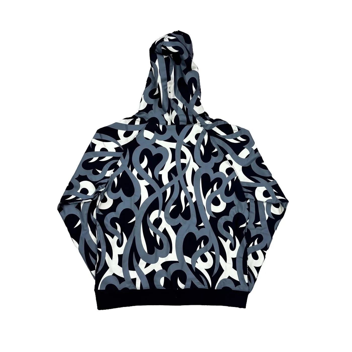 New Luxury Tribal Camo Hearts zip up N9 Face Pullover Hoodies Hoody hooded Sweatshirts velvet Cotton Thick Fleece Asian E51