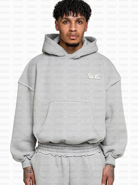 Harajuku Stylish Retro Letter Print Hoodies Women Graphic American Y2K Top Oversized Hoodie Couples Streetwear Goth Women Clothe