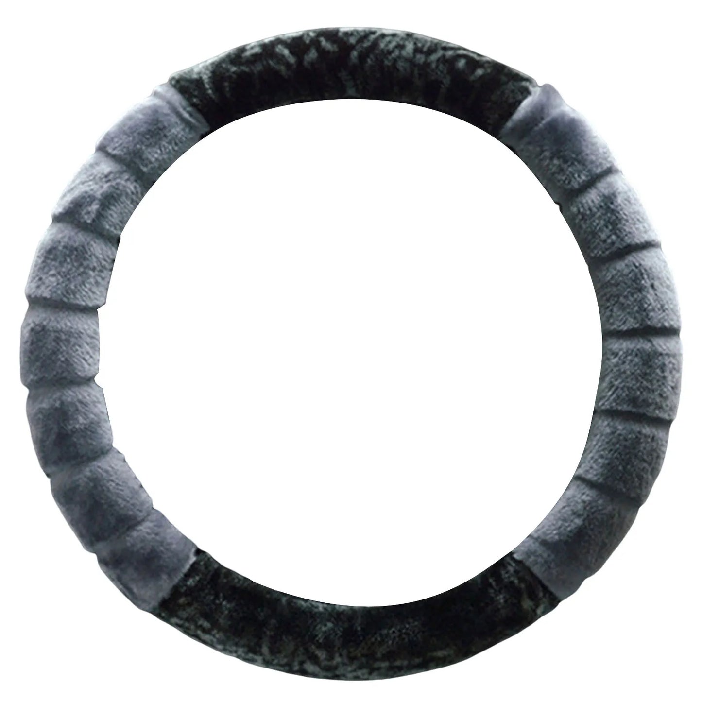 Winter Plush Steering Wheel Cover Easy to Install and Anti-slip Fluffy Wheel Protector Suitable for Car Truck Van SUV MIAO-US