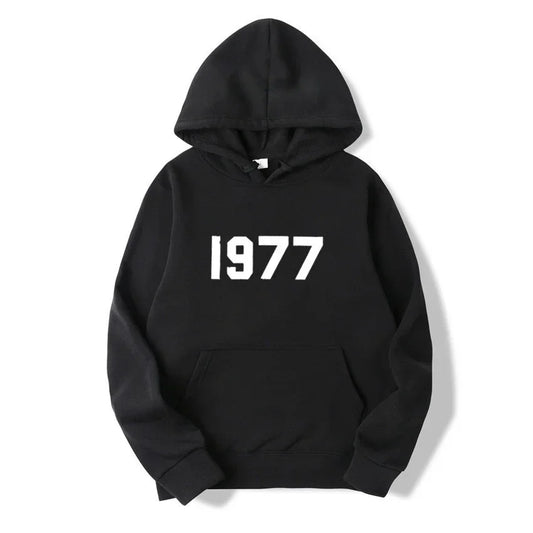 1977 New Fashion Men's and Women's Hoodies Hip Hop Street Brand High Quality Hot Selling Men's and Women's Sports Hoodies