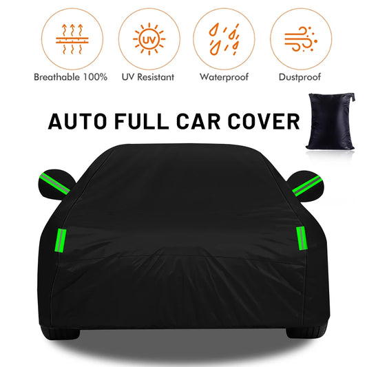 Universal Car Covers Indoor Outdoor Snow Rain Waterproof Cover Sunshade Dustproof Protection Cover for Hatchback Sedan SUV ORV