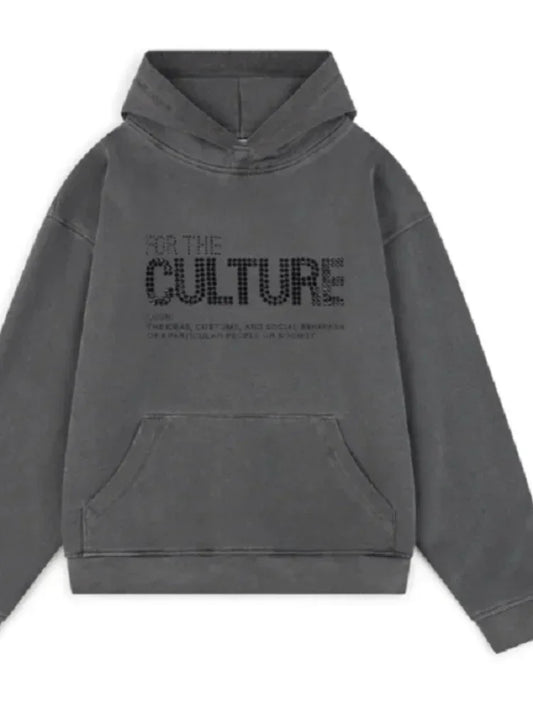 New Trend Retro Letter Pattern Hooded Women's Sweatshirt American Street Personality Autumn Men's and Women's Casual Sweatshirt