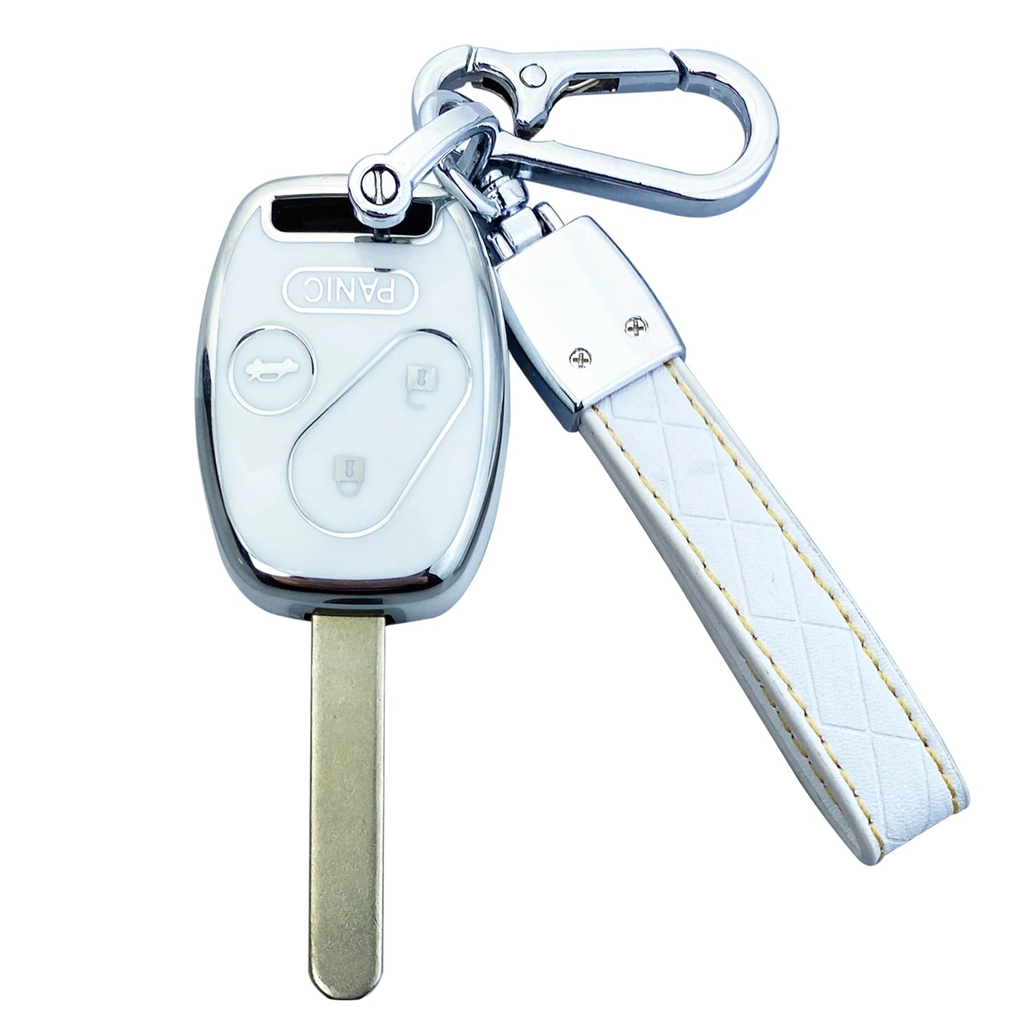 Key Fob Cover Case Compatible with Honda Accord Civic Cr-V Cr-Z Fit Odyssey Crosstour Accessories