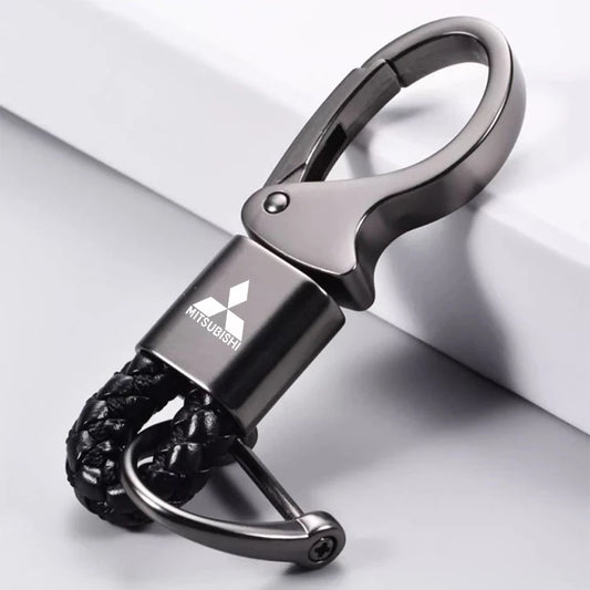4 Color Car Keychain Aluminum Durable For Mitsubishi EVO ASX Lancer Pajero Outlander L200 Lancer Auto Accessories