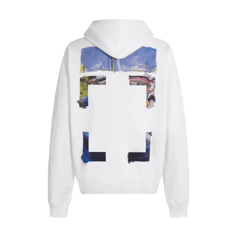 20SS "Arrow" C/O Gold-embossed Tape Arrow-shaped Women Men Pullover Hoodie Hiphop Oversized Men Casual Hooded Hoodies Hoody