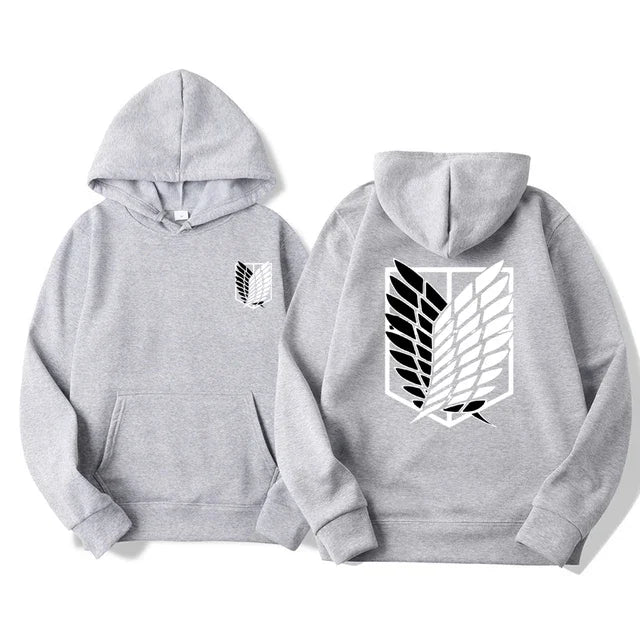 New Attack on Titan Men's Hoodie Anime Hoodies Men Women Streetwear Pullover Harajuku Hoodies Sweatshirt Clothes Male Sportswear