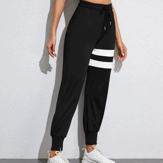 Fitness Sports Pants Women Elastic Waist Foot Quick Dry Loose Cycling Running Yoga Pants Female Streetwear Pantalon Femme