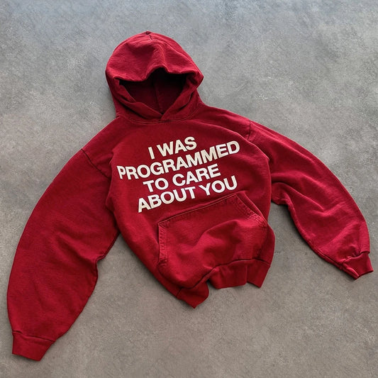 High street Hiphop Rock Goth Sexy Long sleeve Top Vintage Punk Cute Pullover Fashion Harajuku Letter Print Y2K Hooded Sweatshirt