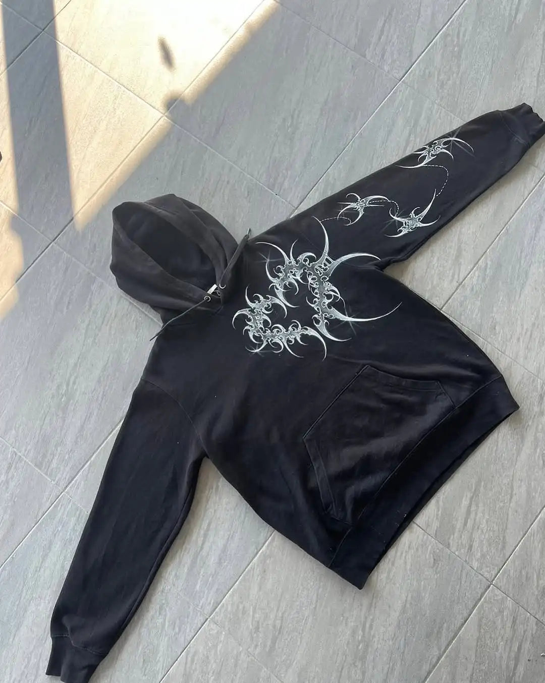 Colorful Harajuku High Street Nostalgic Classic Phenomenon Game Letter Printing Hoodie Men's Lazy Casual Loose Cotton Top Jacket