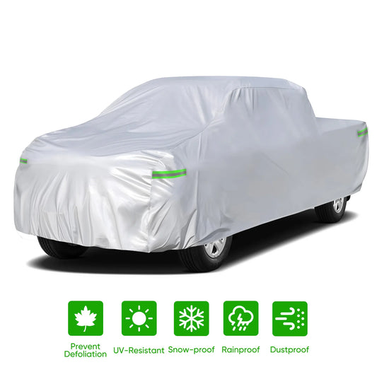 NEVERLAND Pickup Truck Cover 190T Polyester Taffeta, Car Cover Waterproof All Weather for Pickup, Waterproof Outdoor Full Exteri
