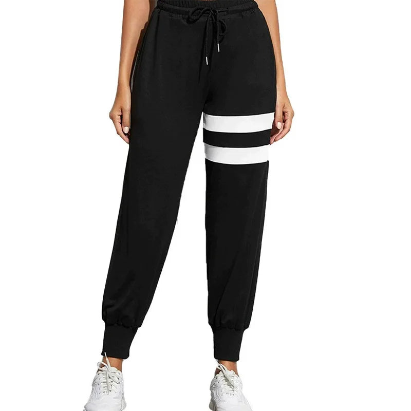 Fitness Sports Pants Women Elastic Waist Foot Quick Dry Loose Cycling Running Yoga Pants Female Streetwear Pantalon Femme