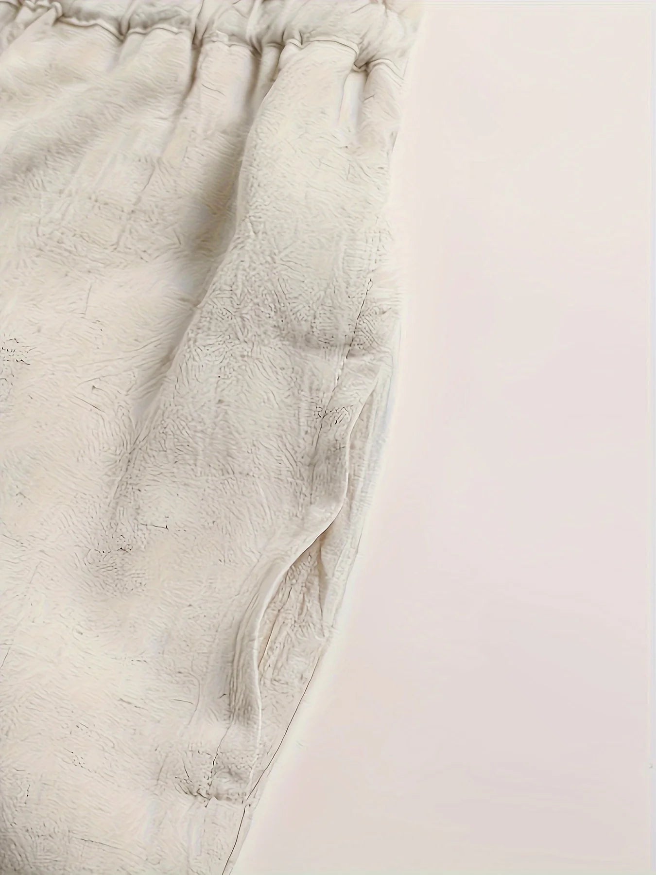 Men's plus-size slacks linen breathable sweatpants