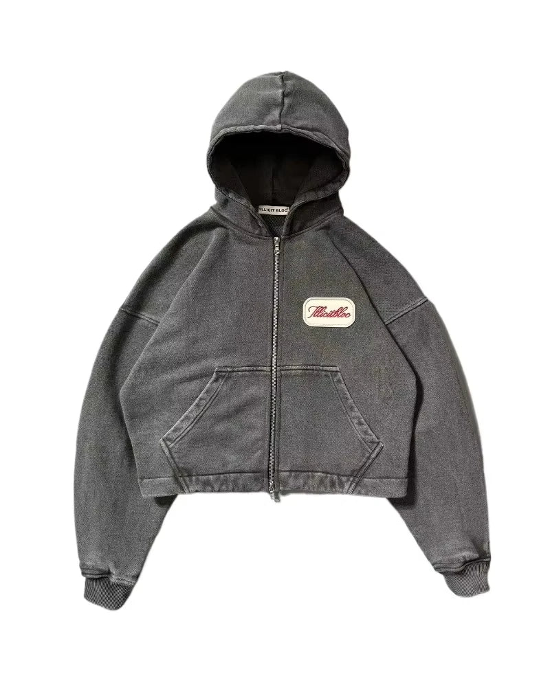 Autumn And Winter American New Fashion Letter Embroidered Hoodie Sweater Women Y2K Gothic Hip-hop Popular Couple Sweatshirt