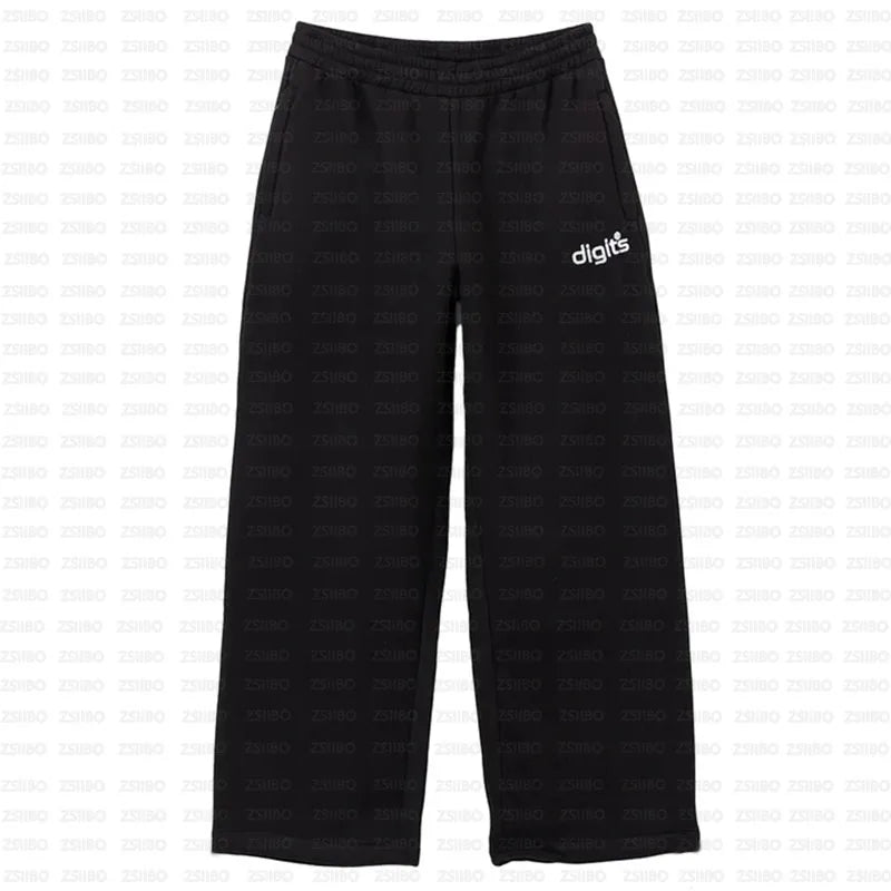 Harajuku Hoodies Men Y2k Hip Hop Letter Graphic Print Hooded Sweatshirt Punk Rock Oversized Pullover Baggy Sweatpants Women Suit