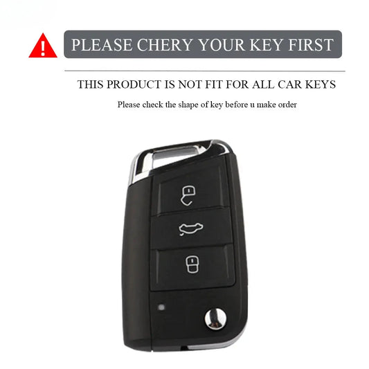 Car TPU Key Case Cover For VW Volkswagen Golf 7 MK7 Tiguan MK2 T-roc T-cross Skoda Octavia Kodiaq Karoq Seat Ateca Leon Fob