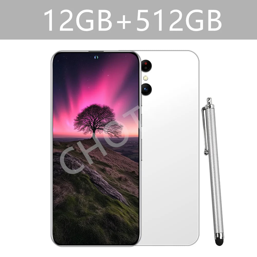 Cellphones Case For SMS 25 Ultra Mobile Phones 5G Dual Sim Android 14 Cell Phone Cases For Smartphone 22GB+2TB  7800mAh Cover