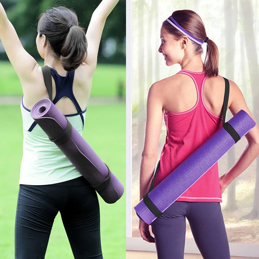 1PCS Yoga Mat Sling Carrier Exercise Sport Sling Shoulder Carry Adjustable Stretch Carrying Fitness Equipment
