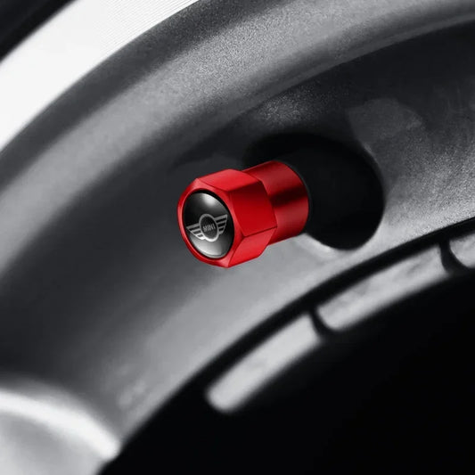 4Pcs Metal Car Wheel Tire Air Valve Caps Stem Covers For BMW Mini Cooper Countryman Clubman R55 R56 R60 F54 JCW F55 Accessories