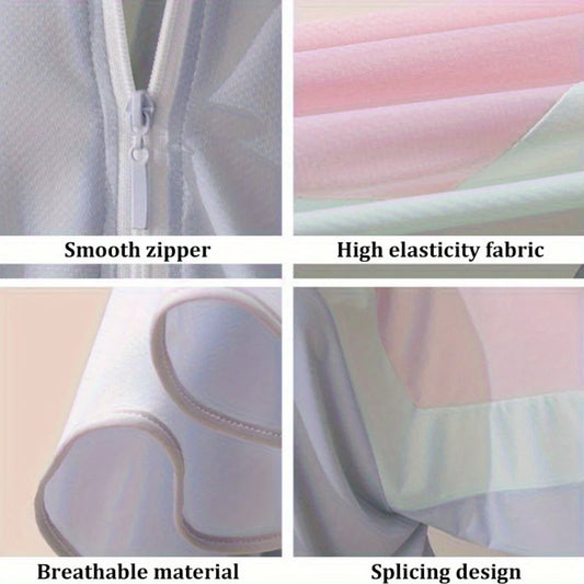 Women's lightweight quick-drying sun protection clothing breathable and windproof beach fishing clothing must be used for daily