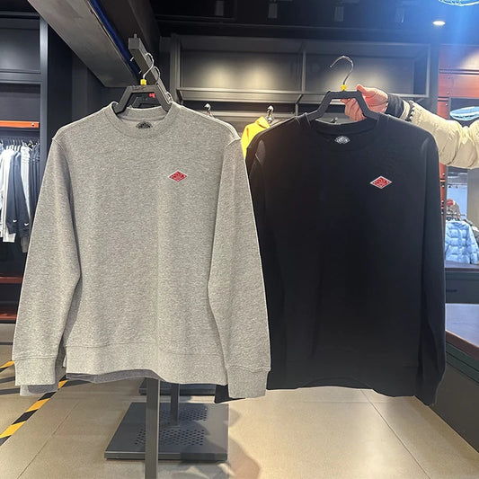 2025 Embroidery Hoodie Exported to Japan Autumn Thin Sweatshirt Men/Women Same O-Neck Long Sleeve Loose Brand Tracksuit Tops