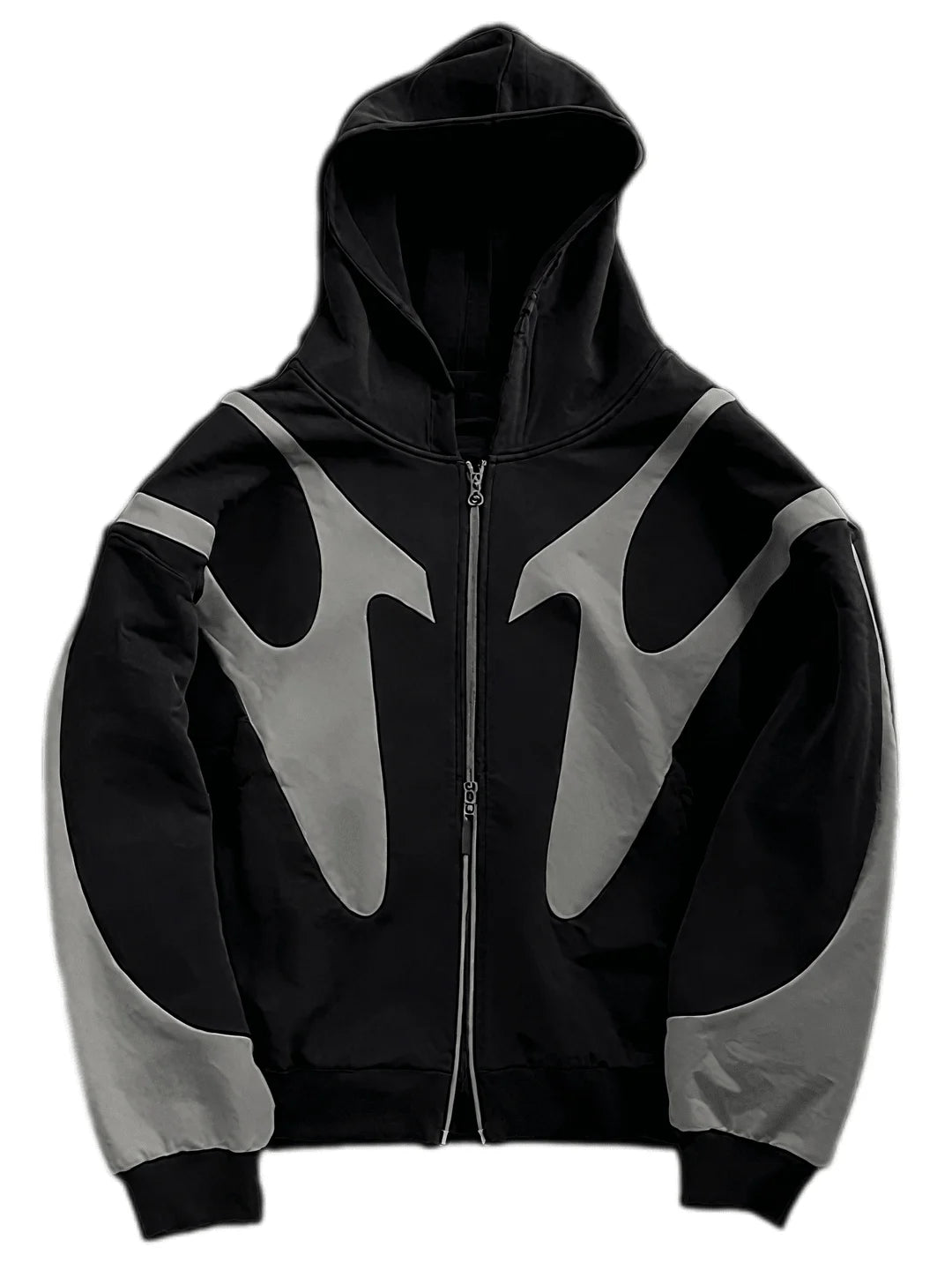 Zip Up Trendy Hoodies for Men Casual Overszie Y2K Hip Hop Streetwear Harajuku Jacket