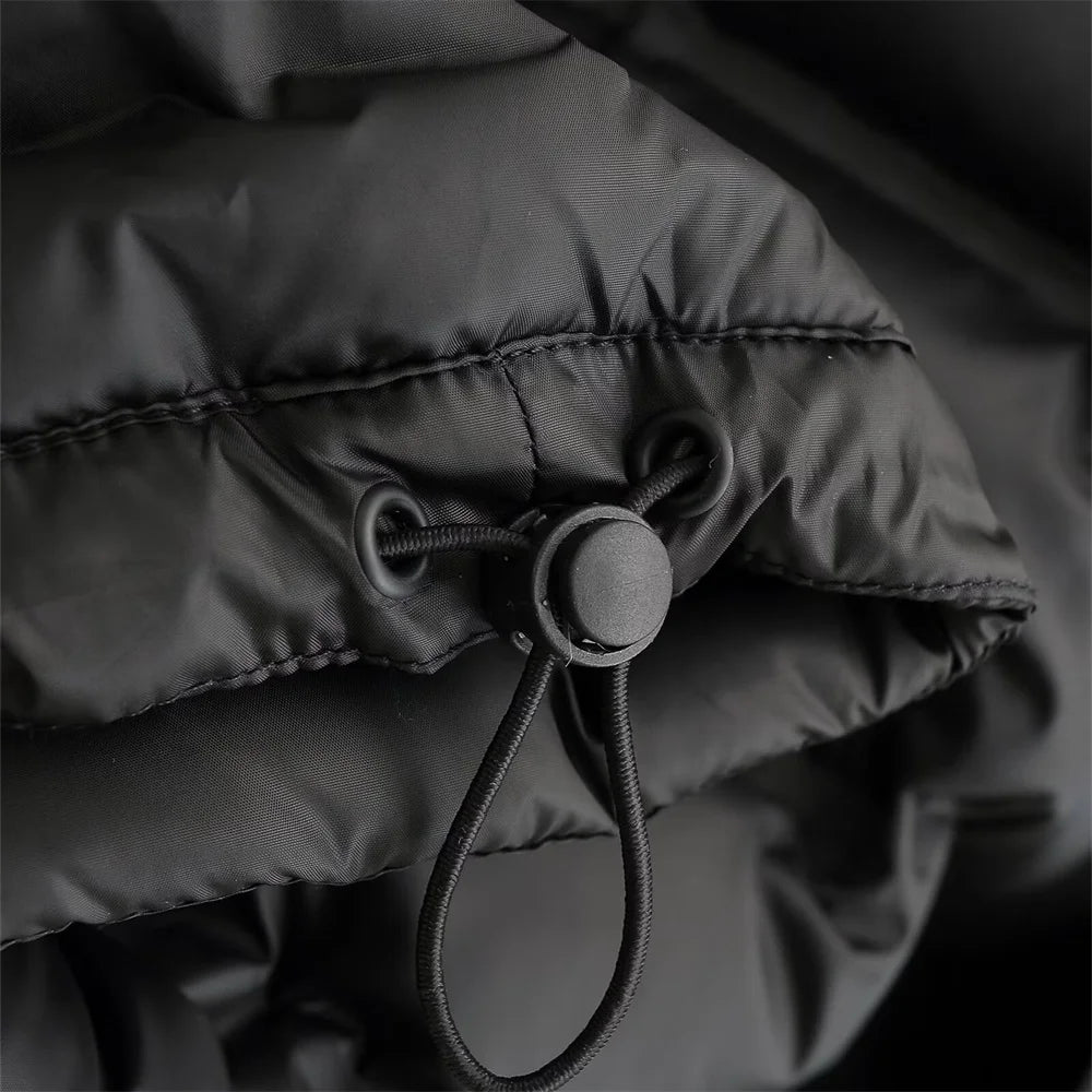 2025 autumn and winter new women's clothing European and American style fashionable versatile splicing short cotton jacket