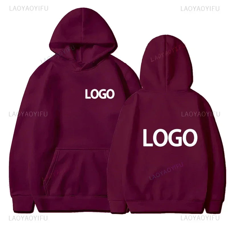 2024 Custom Printed Men Women Hoodie Loose Casual Clothing Fashion LongSleeve Hooded Pullover Personality Streetwear Sweatshirts