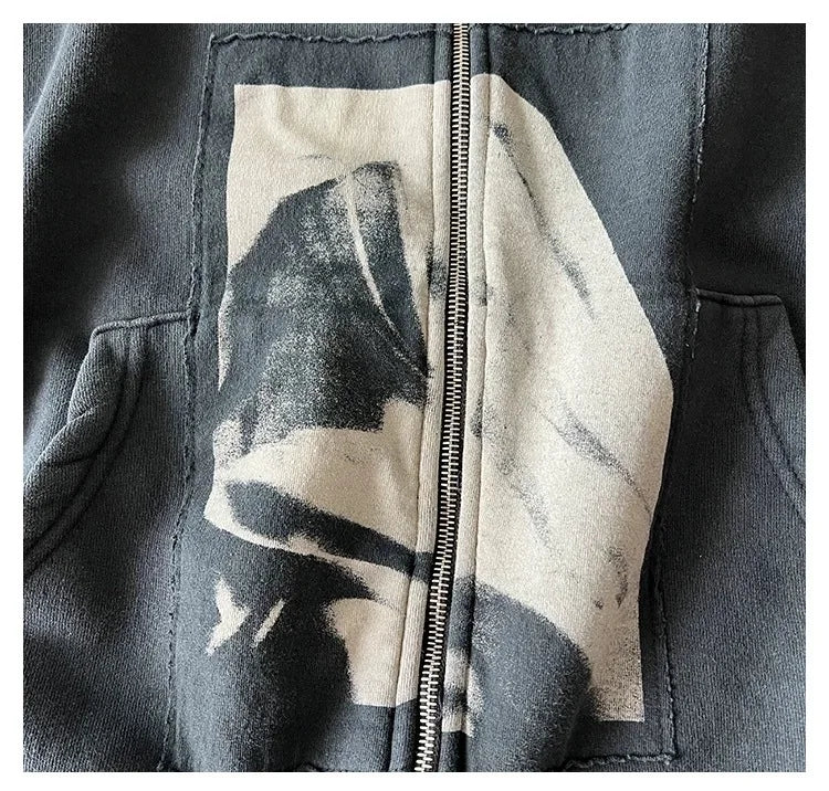 New Men 2025 The Material Girl COMPLEX Anonymous Pullover Hoodies Hoody Hooded Sweatshirts velvet Cotton Thick Fleece US N313