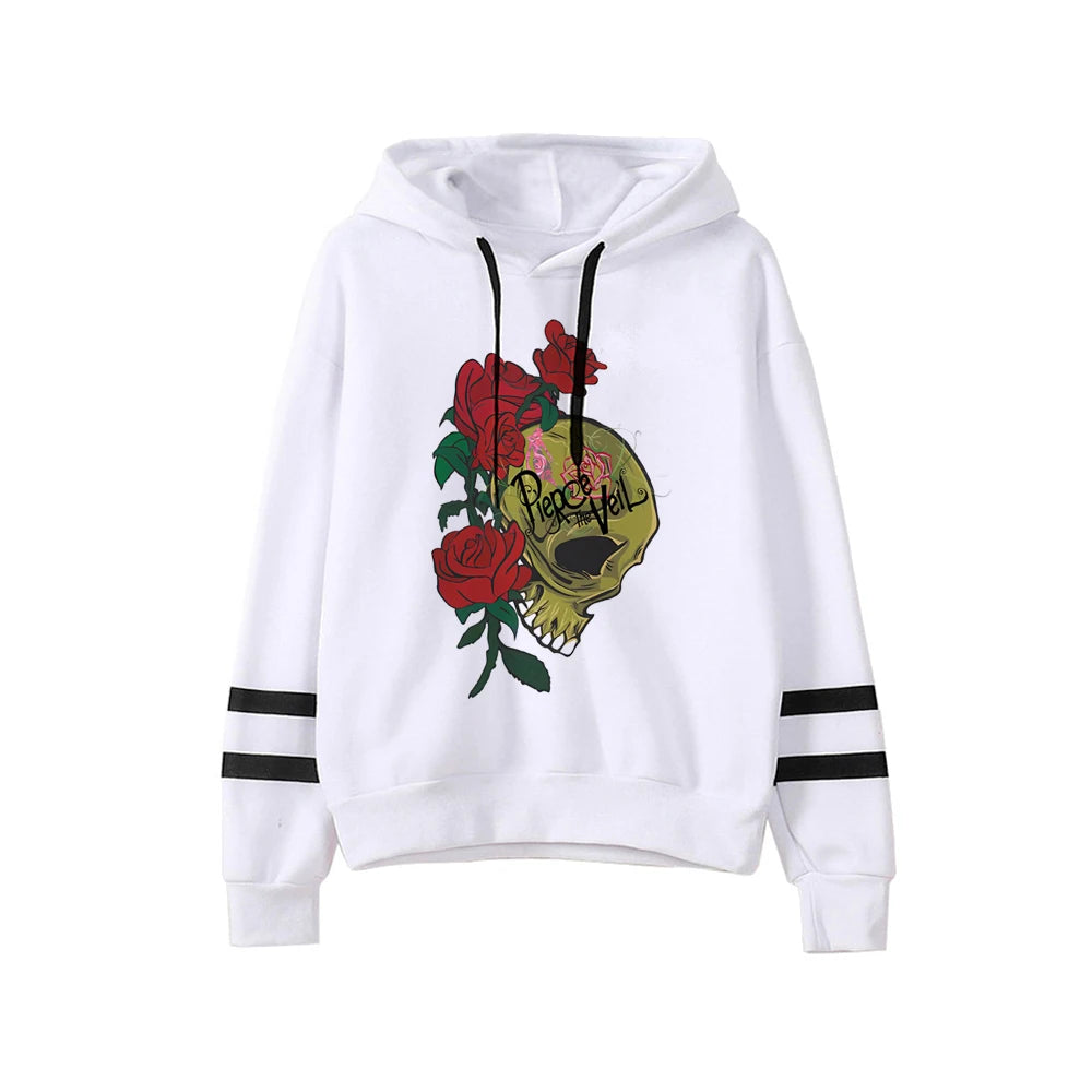 Streetwear Pierce The Veil Rock Band HoodiesUnisex I Can't Hear You World Tour 2025 Hip Hop Unisex Fashion Pullovers