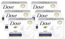 Dove Beauty Cream Bar Classic Original Soap for Shower & Bath Cleansing Normal & Sensitive Skin, Pack of 6 Halalzen
