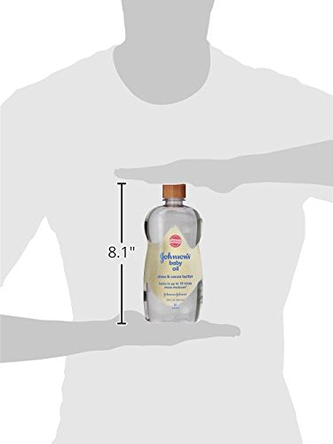 Johnson's Baby Oil With Shea & Cocoa Butter, 20 Fl. Oz Halalzen