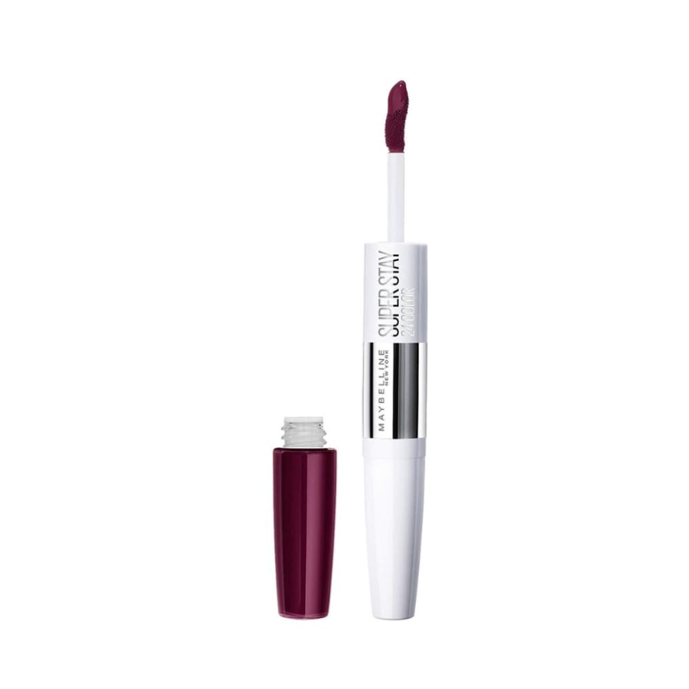 Maybelline Lipstick, SuperStay 24H Liquid Lipstick – Dual-Ended Long-Lasting Color & Moisturizing Lip Balm – Non-Drying, Transfer-Proof, Upto 24Hour, Dual Ended, Shade: 310 Forever Heather Halalzen