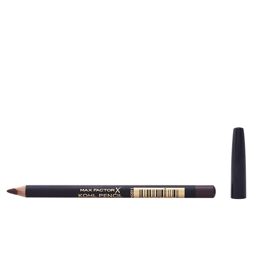 Max Factor Kohl Pencil Eyeliner, 20 Black, Easy to Blend Formula, Perfect for Smokey Eyes Make-up, 4 g Halalzen