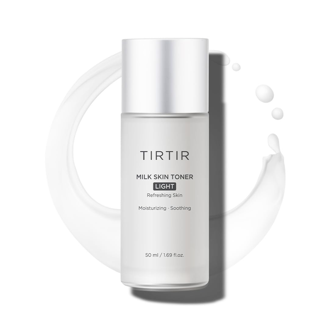 TIRTIR Milk Skin Rice Toner - Deep Moisturizing, Hydrating and Refreshing for face, Niacinamide, Ceramide, Rice Bran Extract, Nature-Oriented Ingredients, Korean Skin Care, Vegan (150ml, Original)