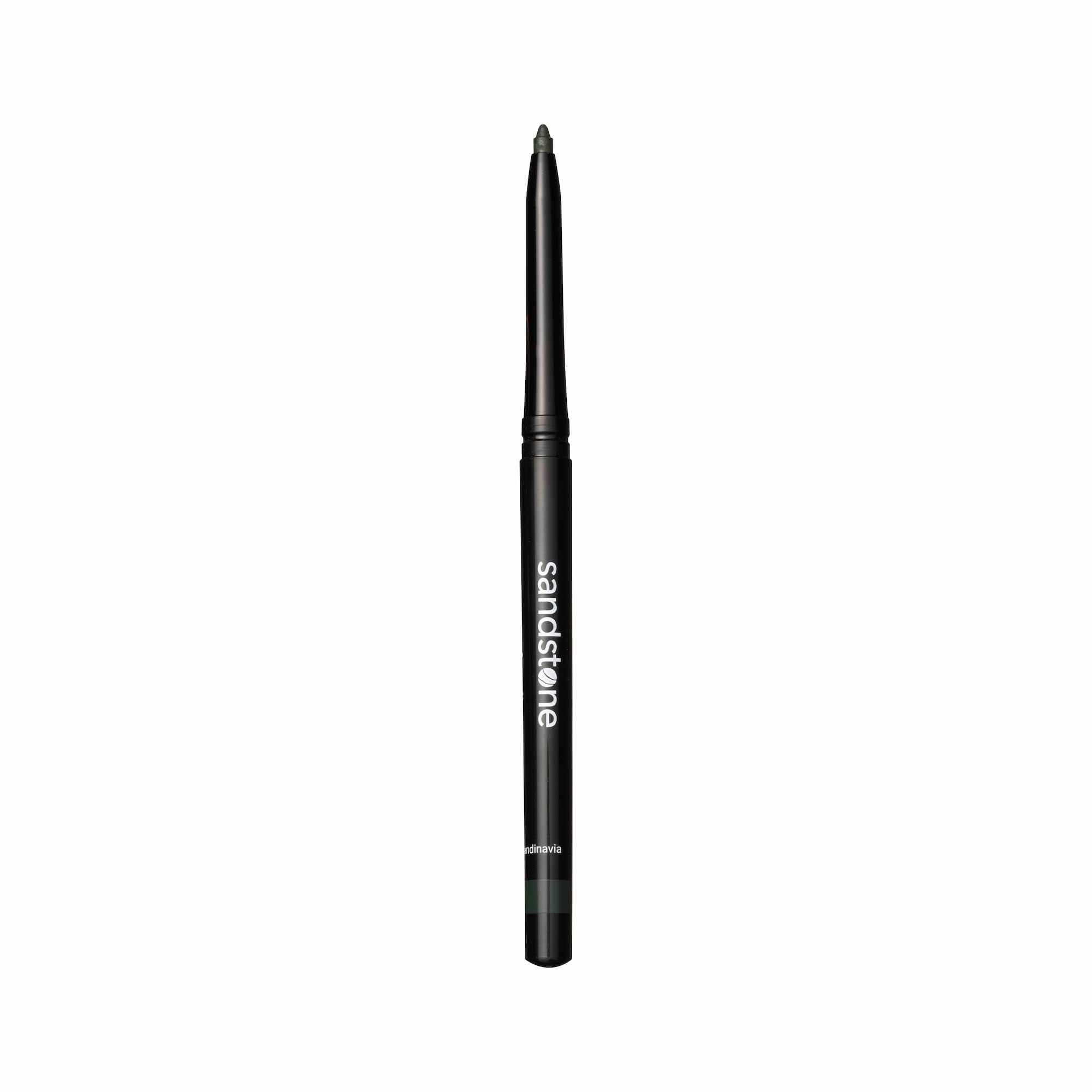 Sandstone Scandinavia Waterproof Eyeliner Pencil - Long-Lasting Gel Eye Liner for Sensitive Eyes - Hypoallergenic & Smudge-Proof - Fragrance-Free, Vegan & Allergy Tested (Black) Halalzen