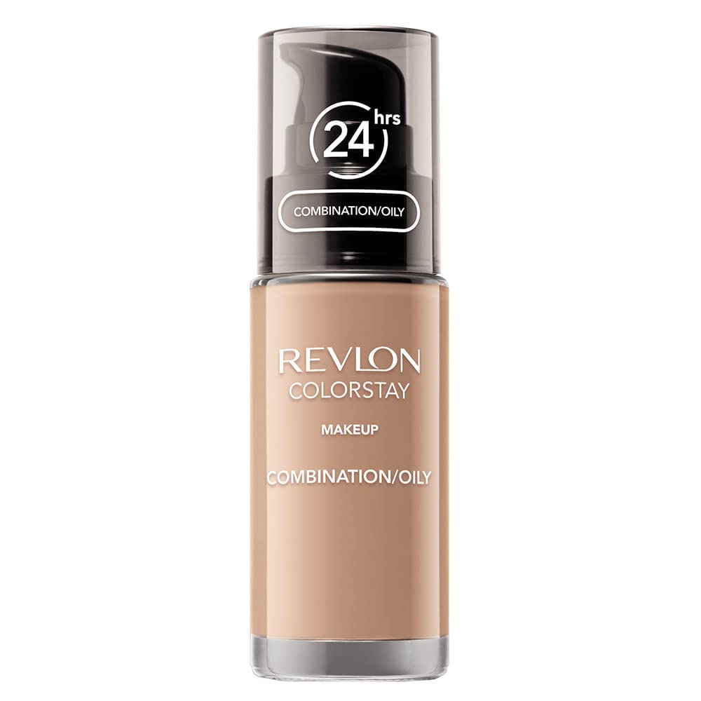Revlon Colorstay Liquid Foundation Makeup for Combination/Oily Skin SPF15 Medium to Full Coverage (30ml) Matte Finish, Buff (150) Unisex Halalzen