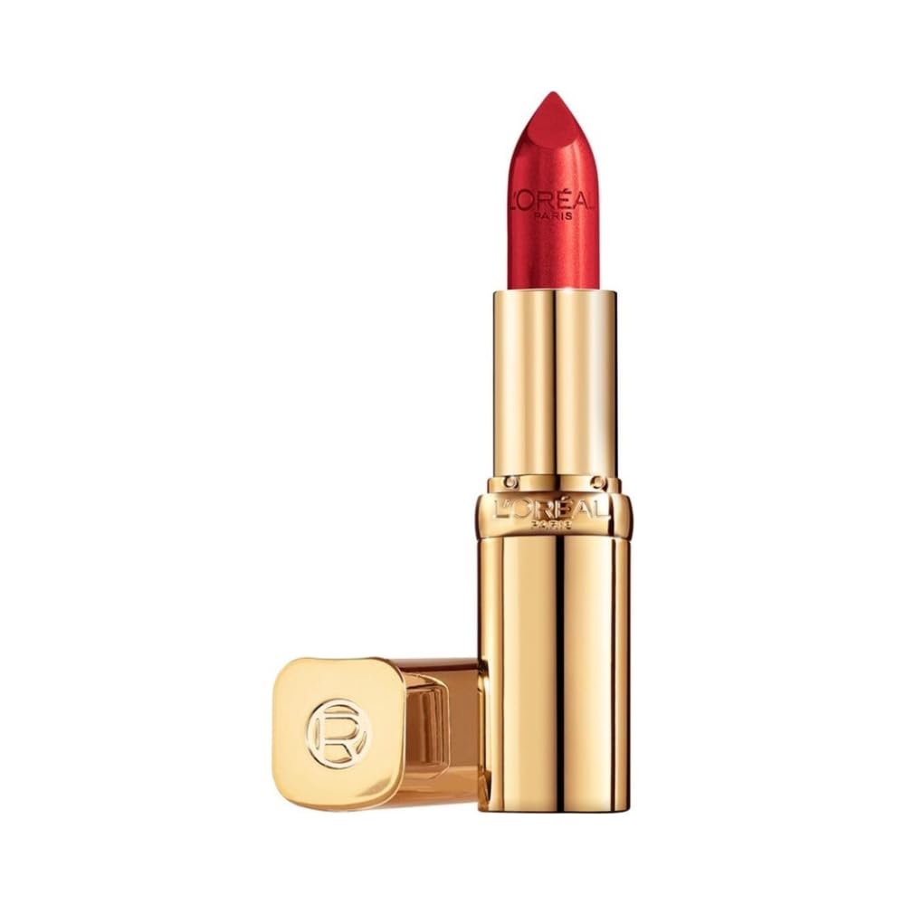 L'Oréal Paris Color Riche Satin Smooth Lipstick, Moisturising Pure Pigment Lip Colour, With Omega 3 & Vitamin E, Ultra Creamy Formula, Shade: 107 Seine Sunset Halalzen