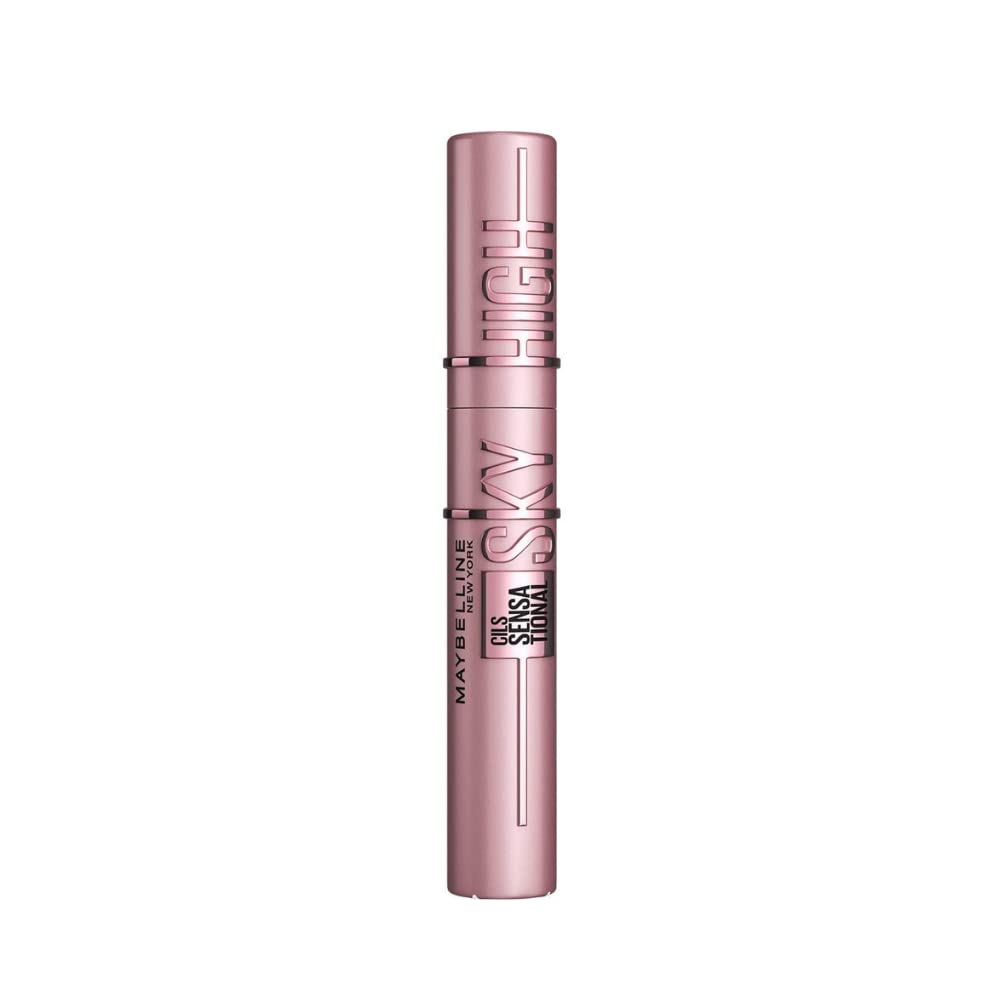 Maybelline New York Lash Sensational Sky High Mascara, Volumising & Lengthening Mascara, Washable Flake-Free Formula Infused with Bamboo Extract & Fibres, 7 ml, Shade: Brown Halalzen