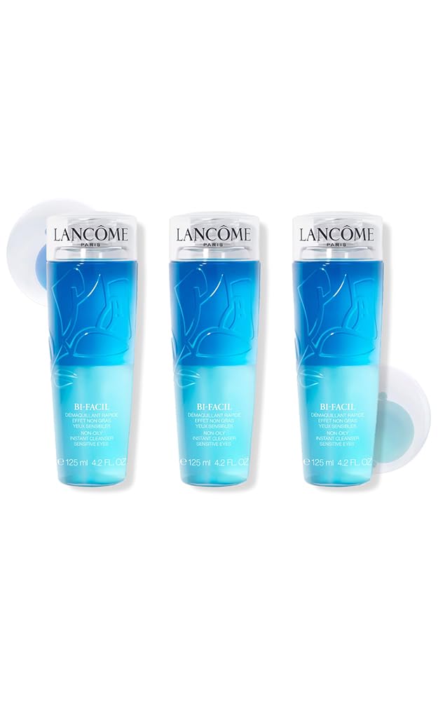 Lancôme Bi-Facil Eye Makeup Remover, Non-Oily, Bi-Phase, Dissolves Waterproof Mascara, Instant Action, Gentle for Sensitive Eyes, Effortlessly Removes Make-up Halalzen