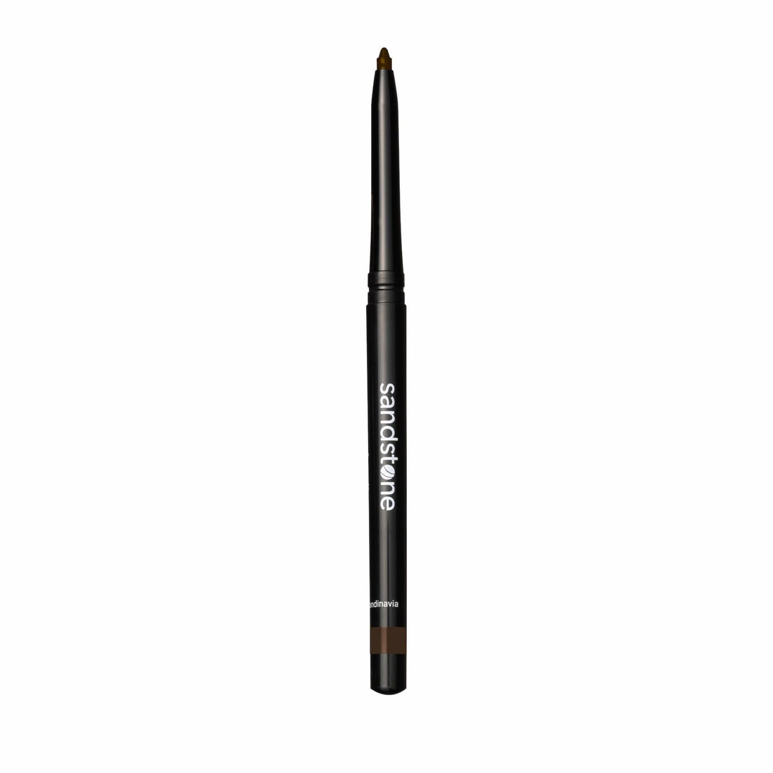 Sandstone Scandinavia Waterproof Eyeliner Pencil - Long-Lasting Gel Eye Liner for Sensitive Eyes - Hypoallergenic & Smudge-Proof - Fragrance-Free, Vegan & Allergy Tested (Black) Halalzen