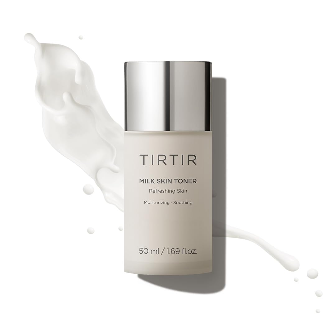 TIRTIR Milk Skin Rice Toner - Deep Moisturizing, Hydrating and Refreshing for face, Niacinamide, Ceramide, Rice Bran Extract, Nature-Oriented Ingredients, Korean Skin Care, Vegan (150ml, Original)