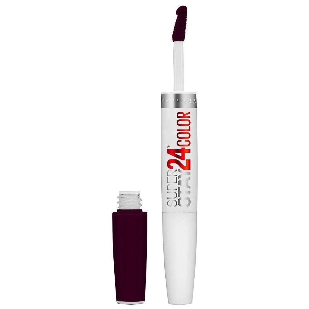 Maybelline Lipstick, SuperStay 24H Liquid Lipstick – Dual-Ended Long-Lasting Color & Moisturizing Lip Balm – Non-Drying, Transfer-Proof, Upto 24Hour, Dual Ended, Shade: 310 Forever Heather Halalzen