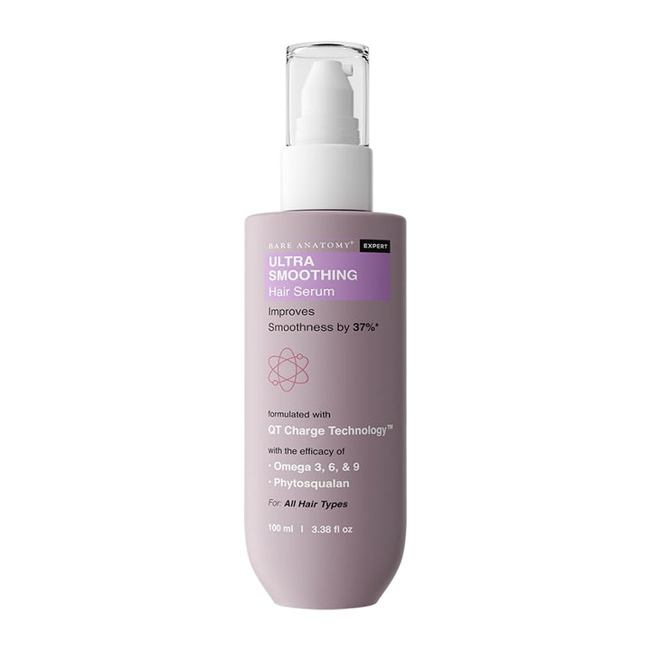 Bare Anatomy Ultra Smoothing Hair Serum Powered By Carbohydrate Complex & Niacinamide | Serum for Smooth & Shiny Hair | For Dry & Frizzy Hair | Women & Men | 100 ml Halalzen