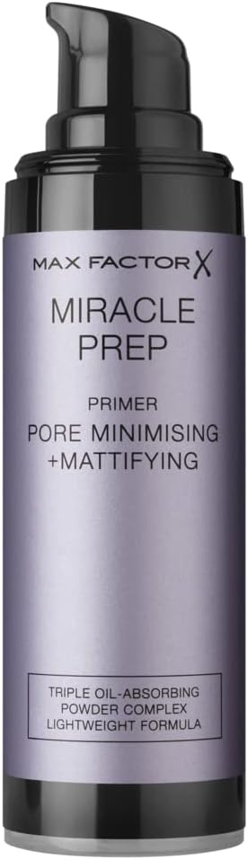 MAX FACTOR 99240012252 Beauty Care Miracle Prep Mattifying & Pore Minimising Primer for adults, ideal for daily beauty and care Halalzen