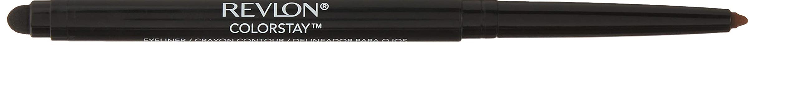 Revlon ColorStay Pencil Waterproof Eyeliner, Smudge-Proof, Eye Makeup with Built-In Sharpener, 201 Black, 2 pack