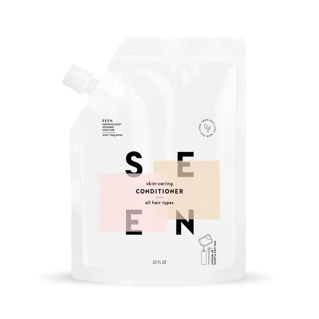 SEEN Conditioner, Scented - Non-Comedogenic Hair Conditioner - Dermatologist-Developed - Safe for Sensitive, Eczema & Acne Prone Skin Halalzen